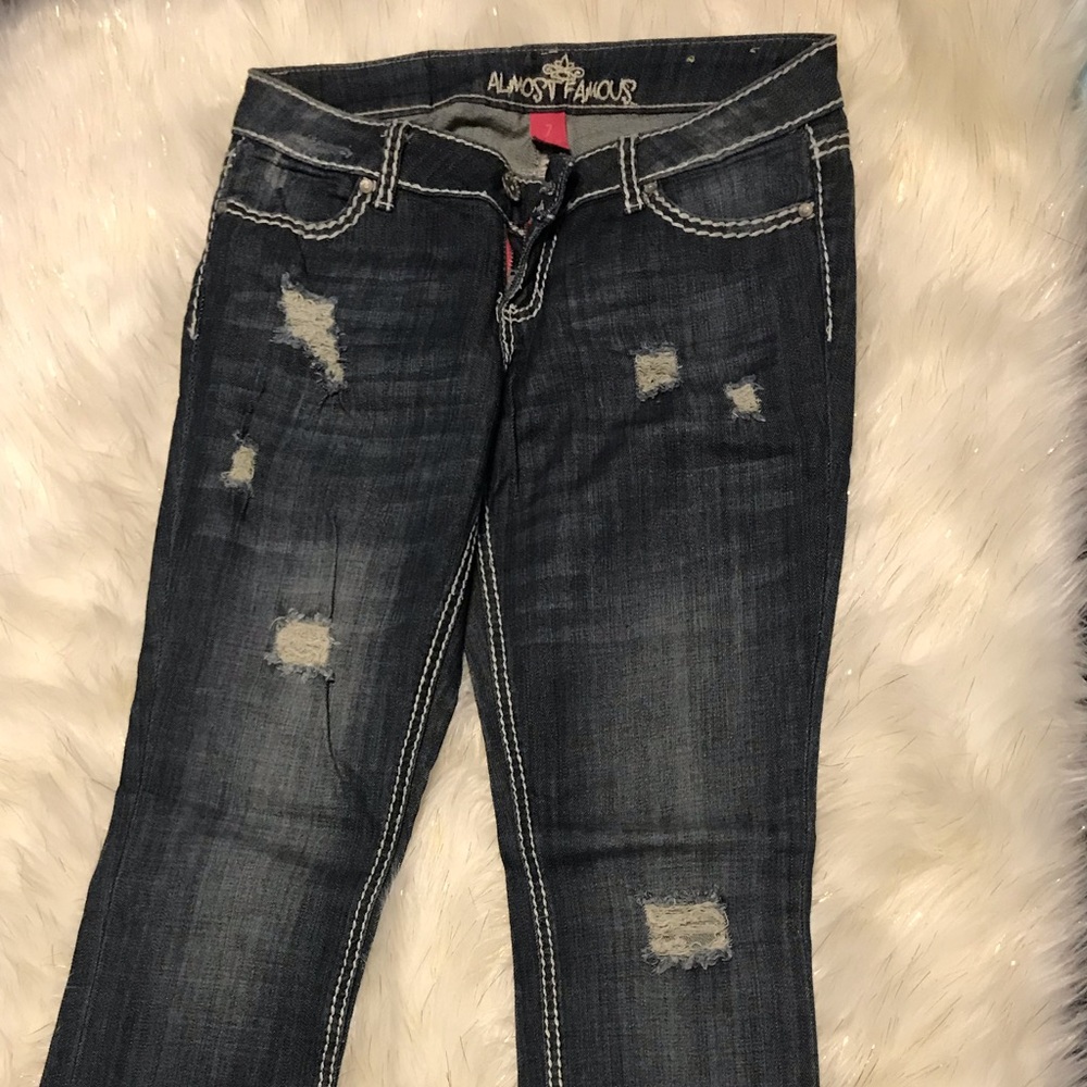 Almost Famous Ripped Jeans